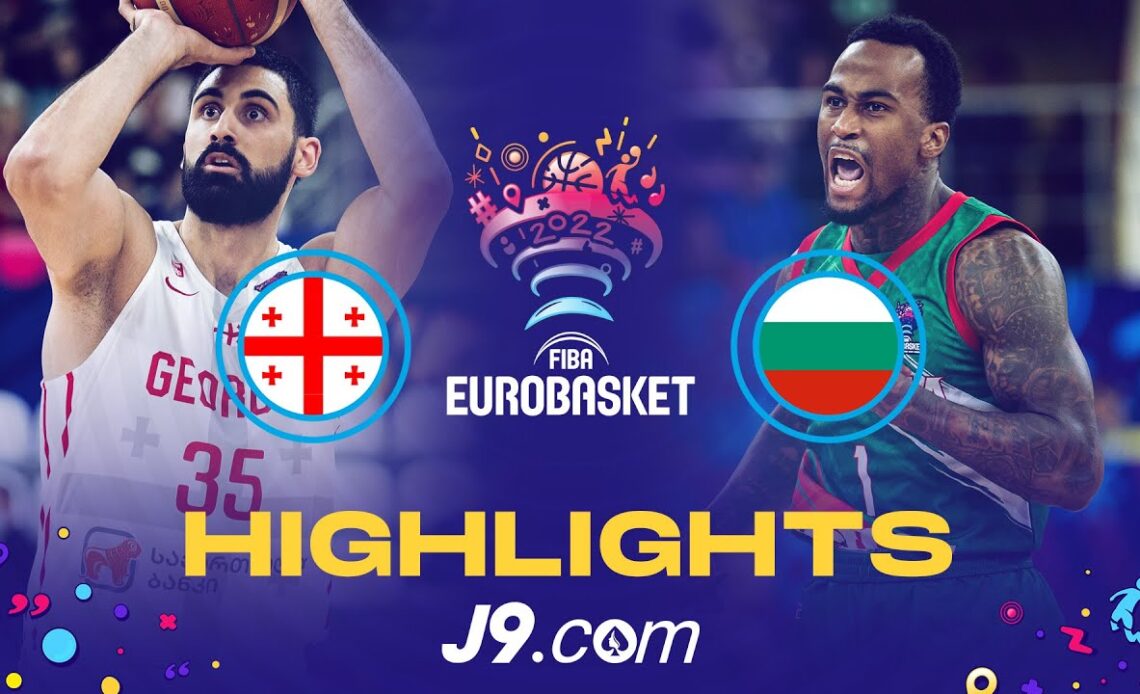 Georgia 🇬🇪 - Bulgaria 🇧🇬 | Game Highlights - FIBA #EuroBasket 2022
