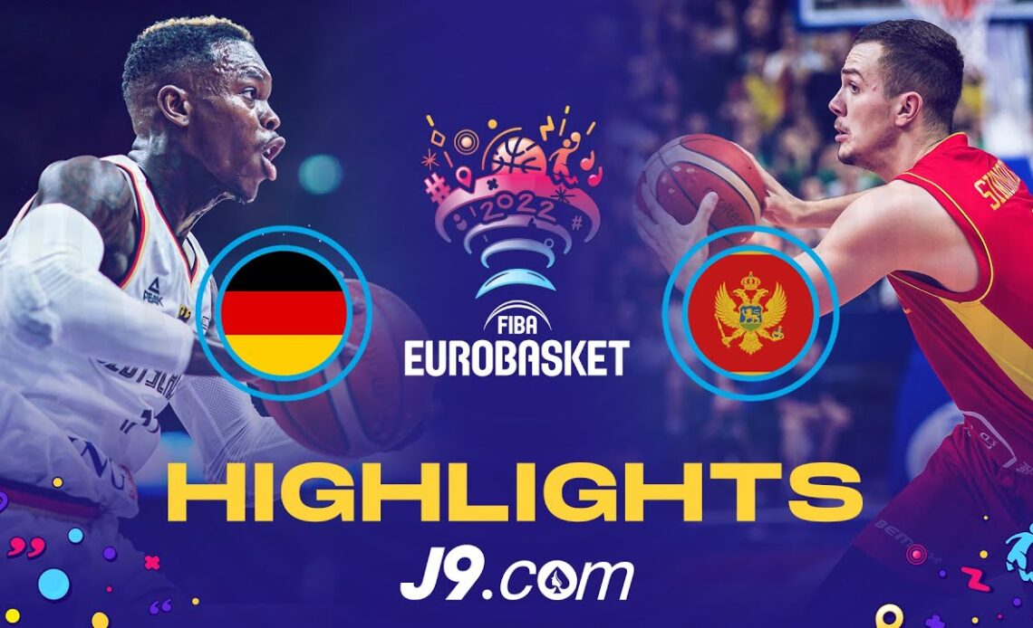 Germany 🇩🇪 - Montenegro 🇲🇪 | Round of 16 | Game Highlights - FIBA #EuroBasket 2022