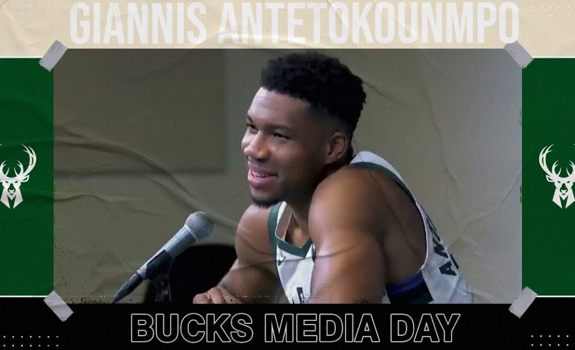 Giannis Antetokounmpo Media Day press conference | NBA on ESPN
