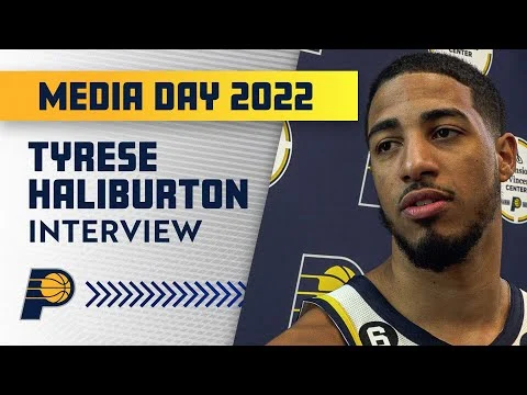 Indiana Pacers 2022 Media Day: Tyrese Haliburton
