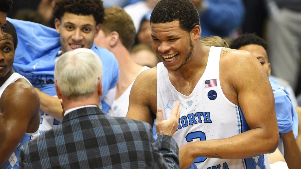Kennedy Meeks, Roy Williams share special moment