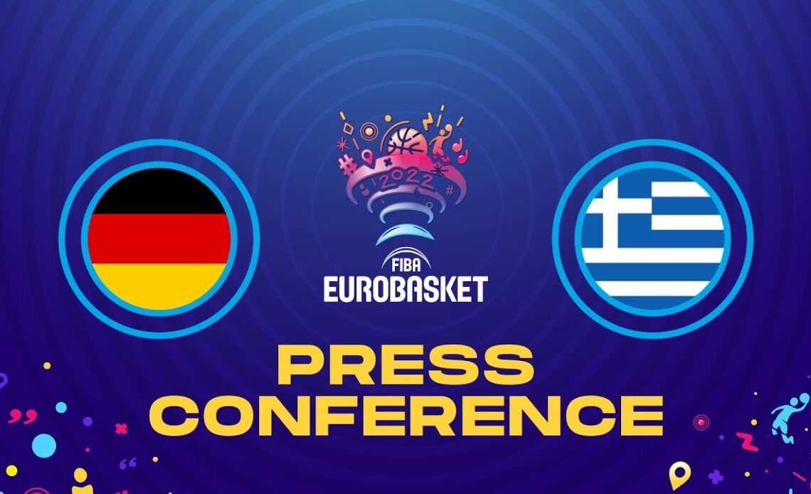 LIVE - Germany v Greece - Press Conference | FIBA EuroBasket 2022