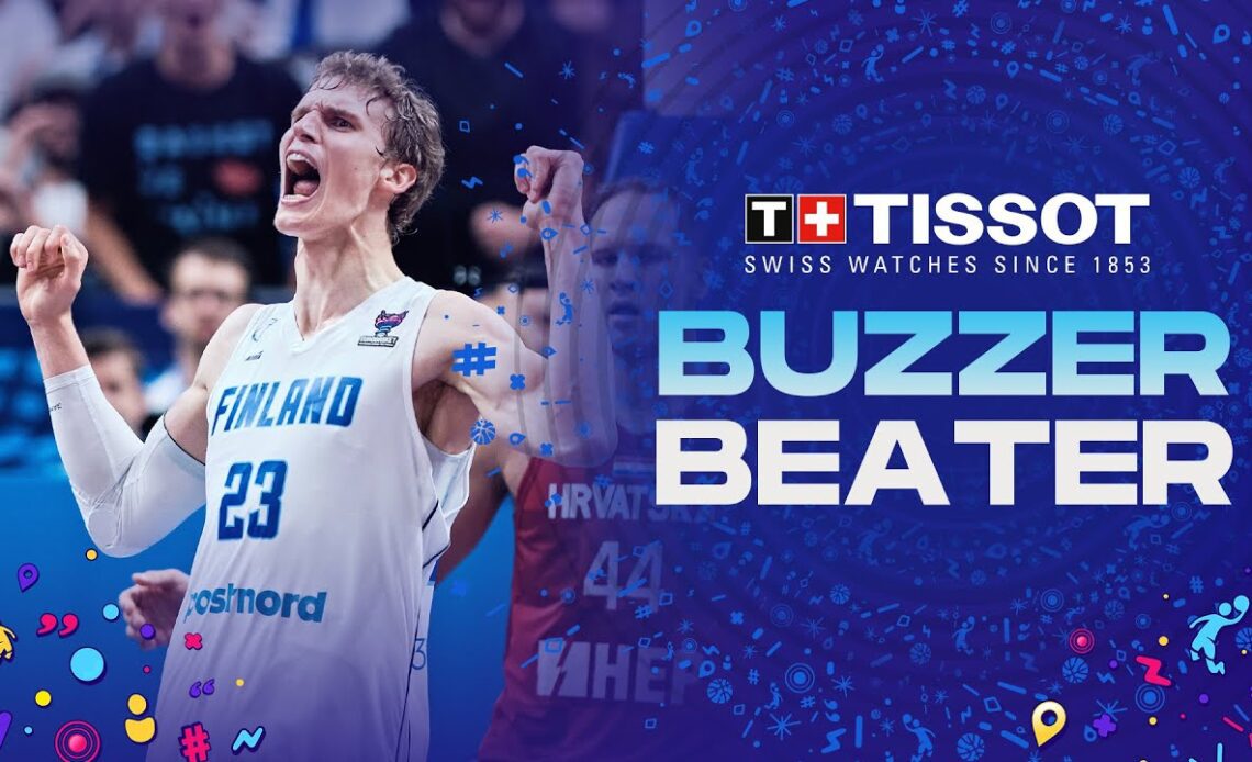 Lauri MARKKANEN 🇫🇮 | TISSOT Buzzer Beater vs. Croatia | FIBA #EuroBasket 2022"