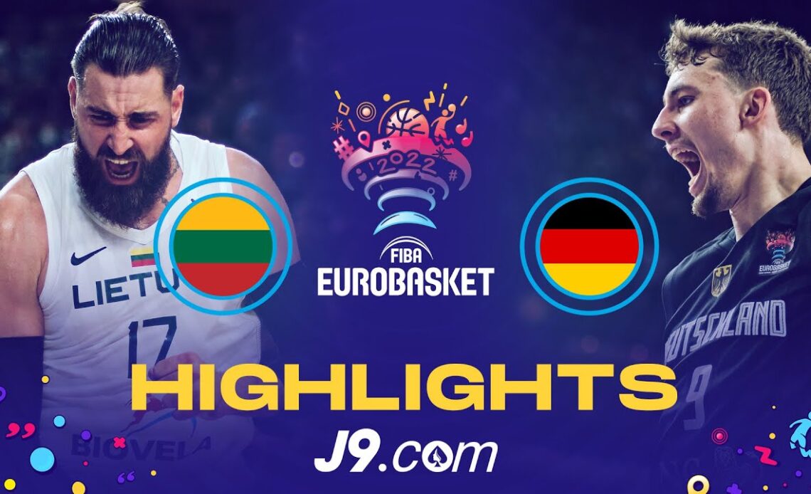 Lithuania 🇱🇹 - Germany 🇩🇪 | Game Highlights - FIBA #EuroBasket 2022