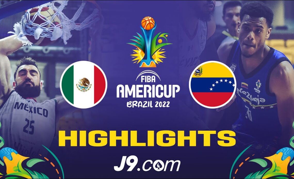 Mexico 🇲🇽 - Venezuela 🇻🇪 | Game Highlights - FIBA #AmeriCup 2022