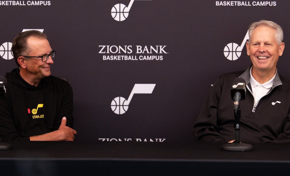 Offseason Update with Danny Ainge and Justin Zanik | Utah Jazz Press Conference