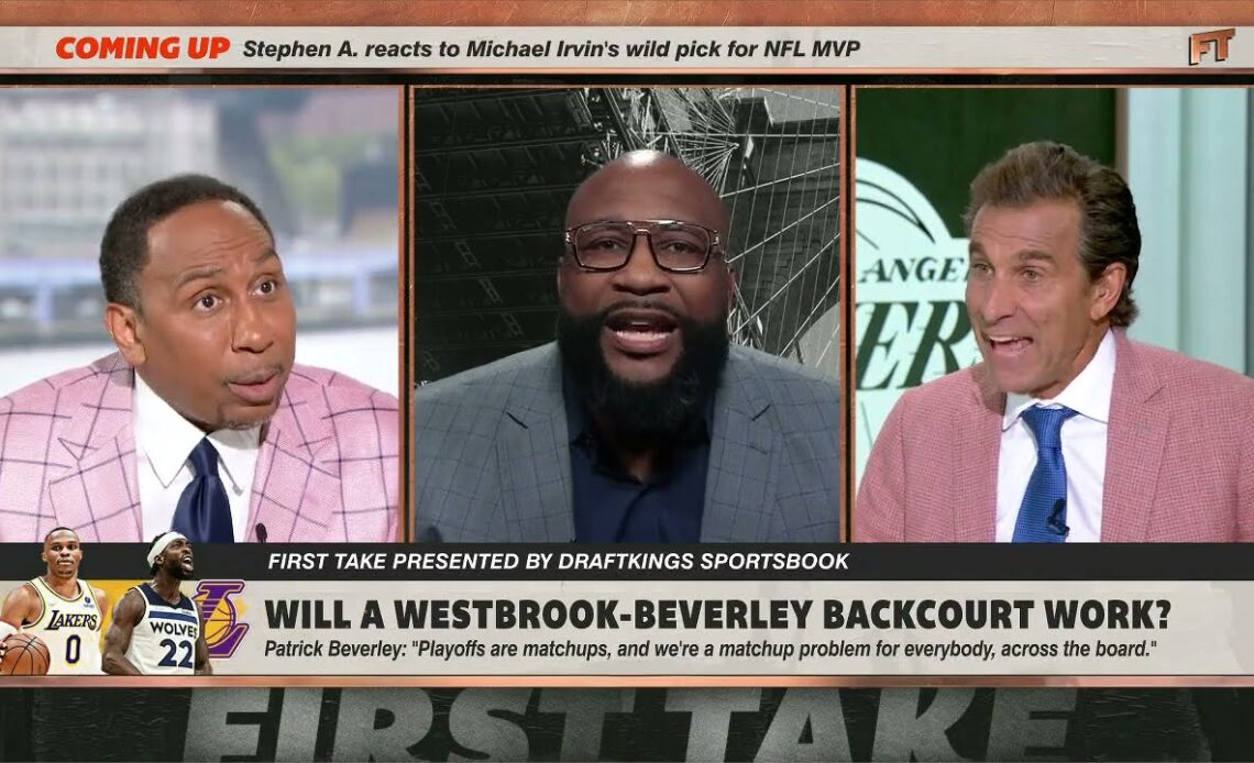 Stephen A. & Mad Dog GET HEATED over Patrick Beverley's move to the Lakers 🍿👀 | First Take