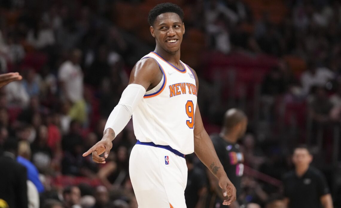 The New York Knicks are all smiles after a wild offseason