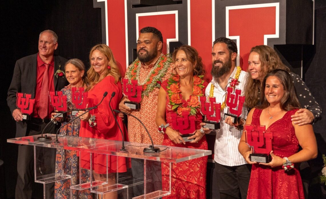 Utah Athletics Hall of Fame Class of 2022 Inducted Friday Evening