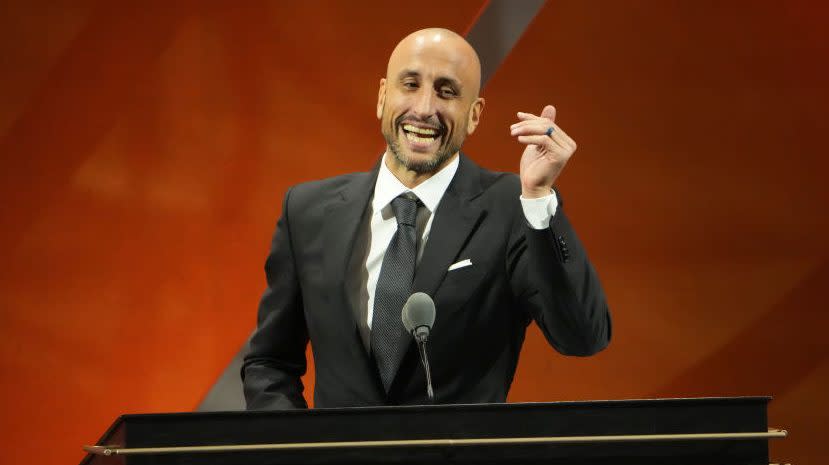Watch Manu Ginobili be inducted into the Hall of Fame