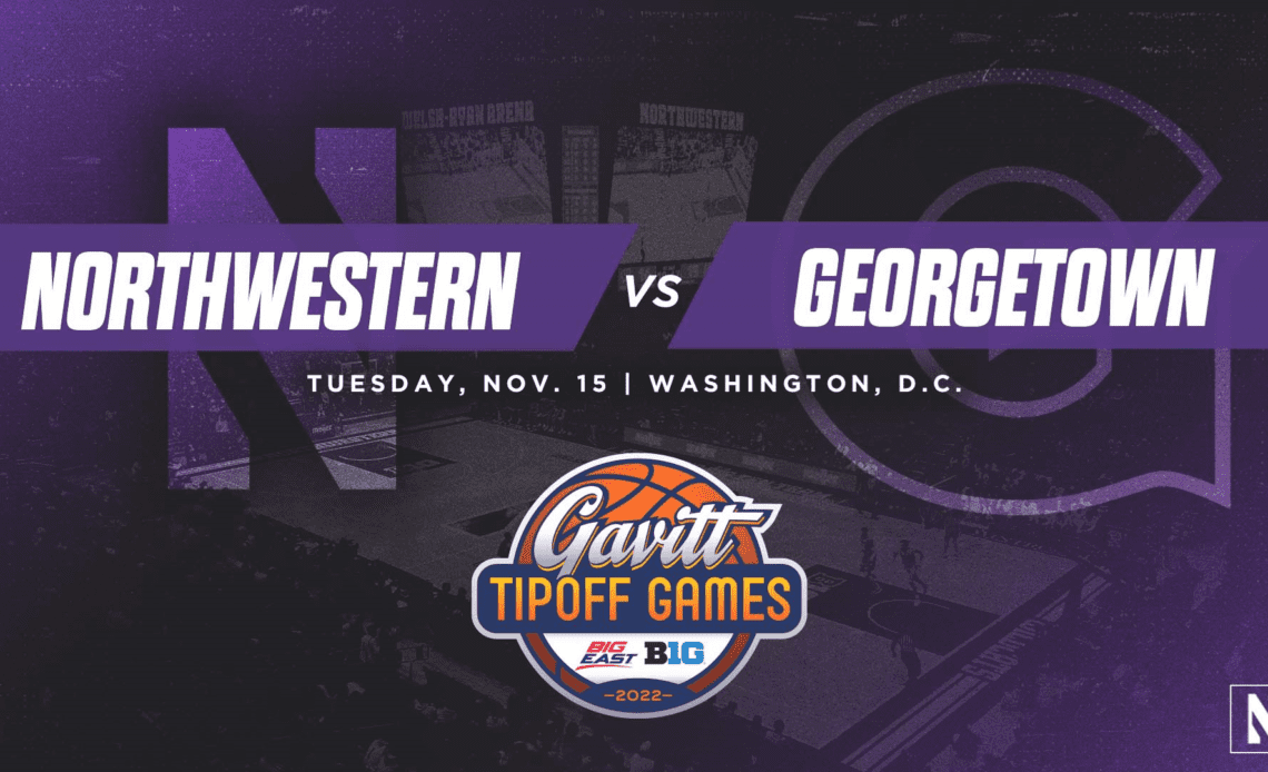 Wildcats and Hoyas to Meet in 2022 Gavitt Tipoff Games