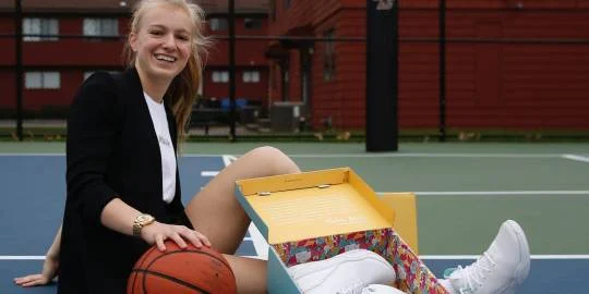 A 24-year-old CEO backed by Mark Cuban created basketball kicks specially designed for women — and now WNBA and college stars are on board