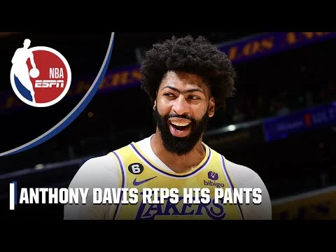 Anthony Davis RIPS HIS PANTS  mid game 😅 | That's OD