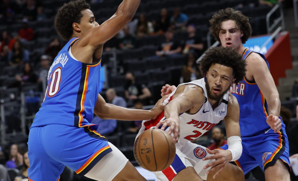 Best images from the Thunder’s preseason win over Pistons