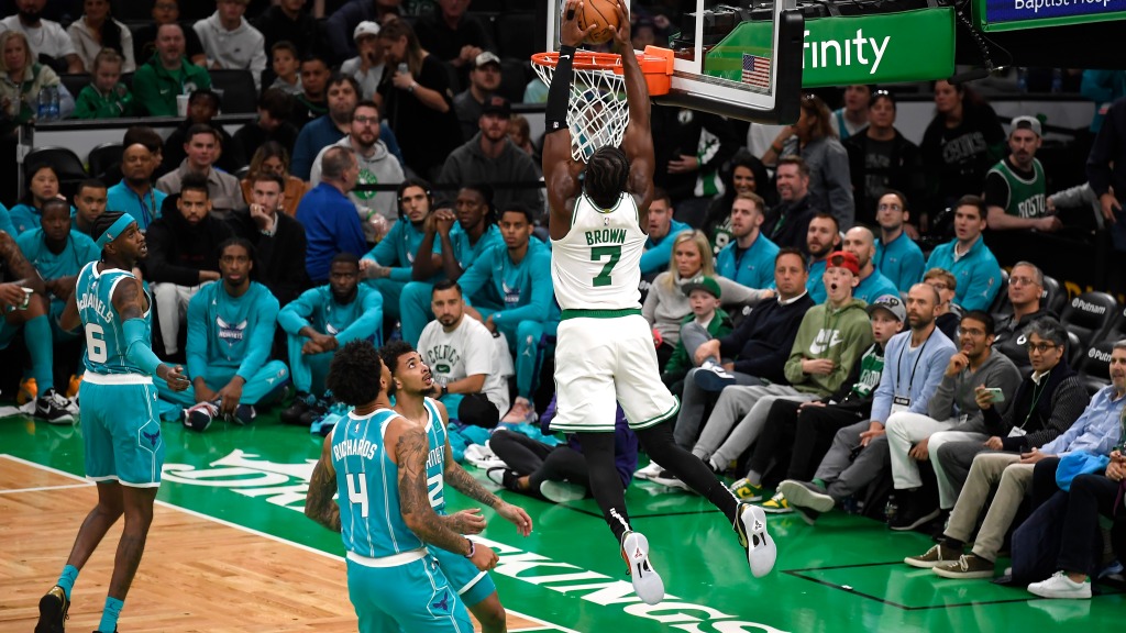 Boston pummels Charlotte from 3 to win 134-93