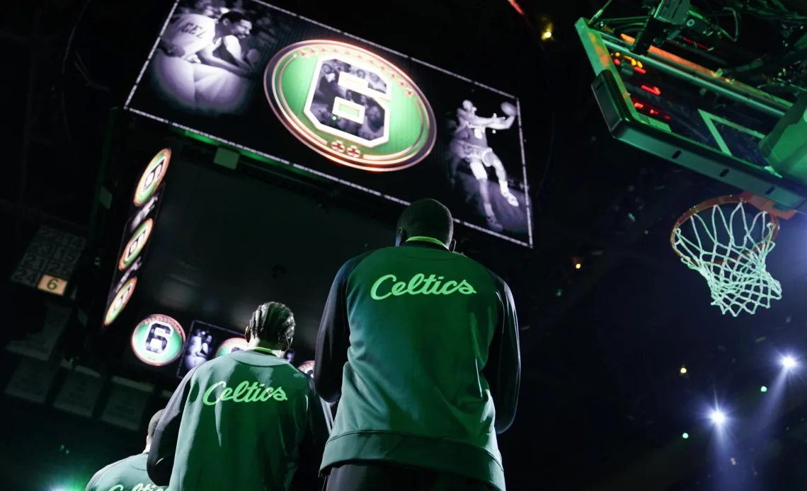 Celtics honor Bill Russell prior to season opener vs 76ers