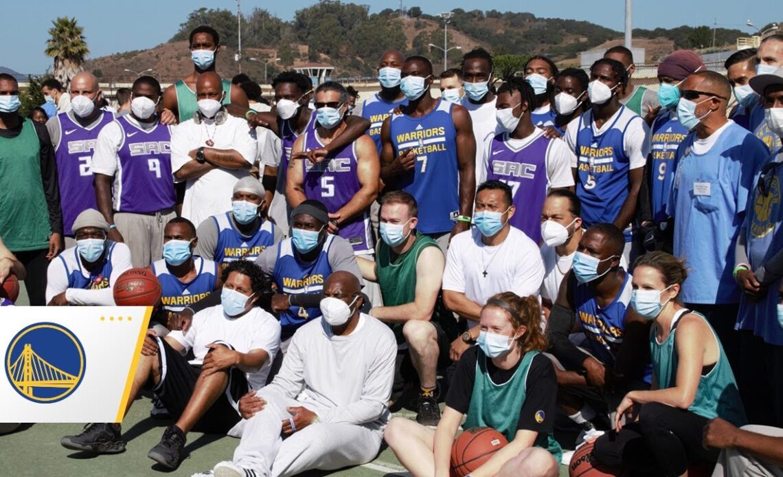 Golden State Warriors Visit San Quentin