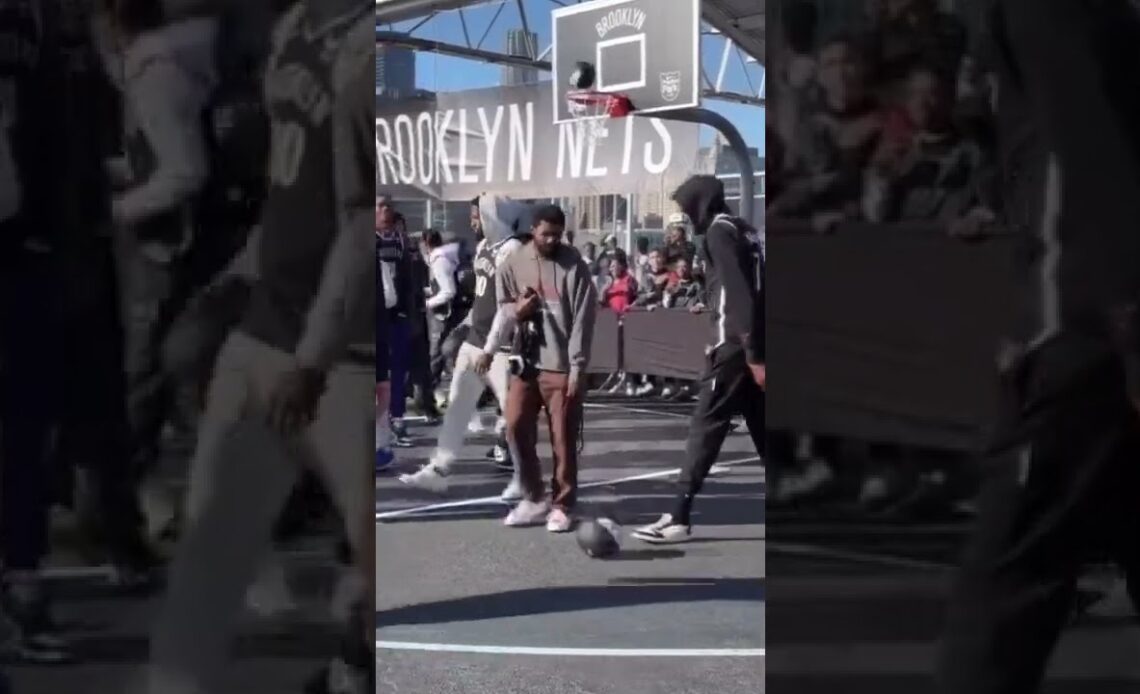 KD and Kyrie brought the vibes to Brooklyn Bridge Park 🤩