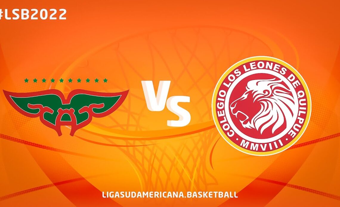 LIVE 🔴  | Aguada vs. Leones | Liga Sudamericana de Baloncesto 2022