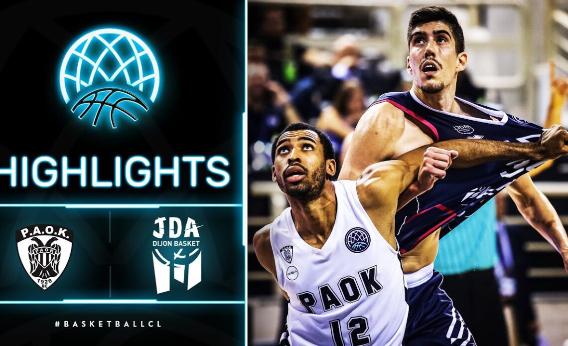 PAOK mateco v JDA Bourgogne Dijon | Gameday 1 | Highlights - Basketball Champions League 2022/23