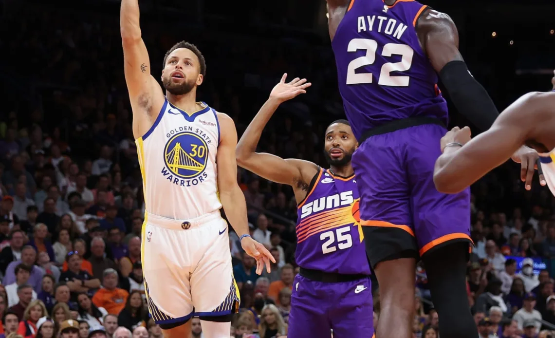 Phoenix Suns Centers Dominate the Paint in blowout win over the Warriors