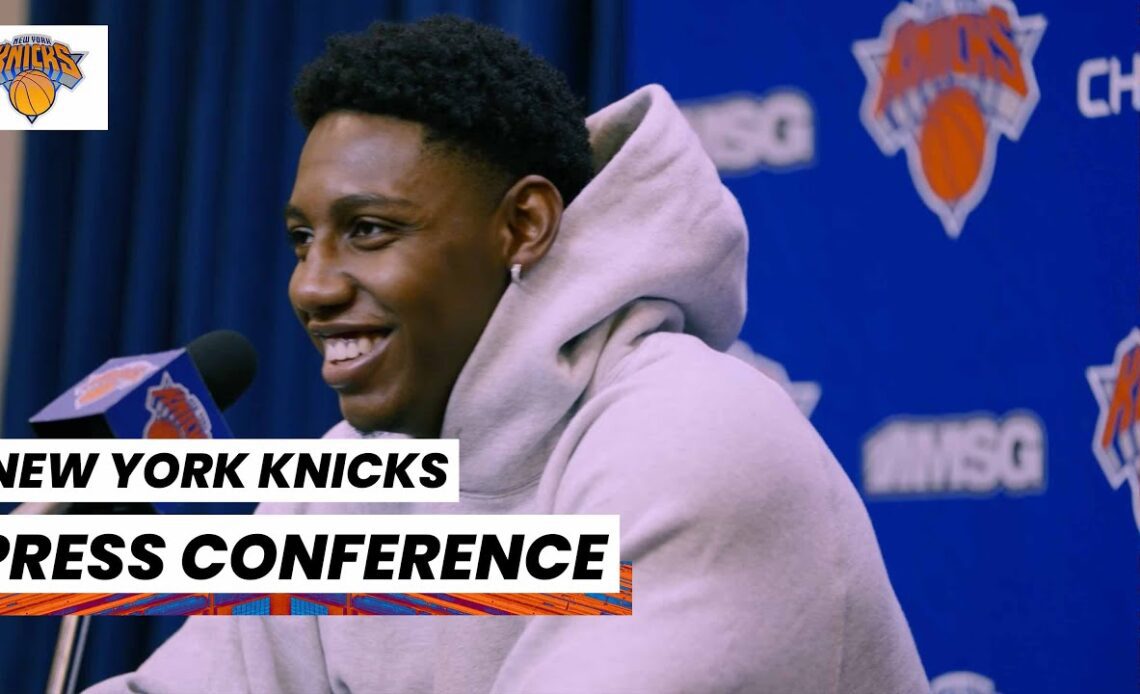 RJ Barrett | NY Knicks Post-Game Press Conference