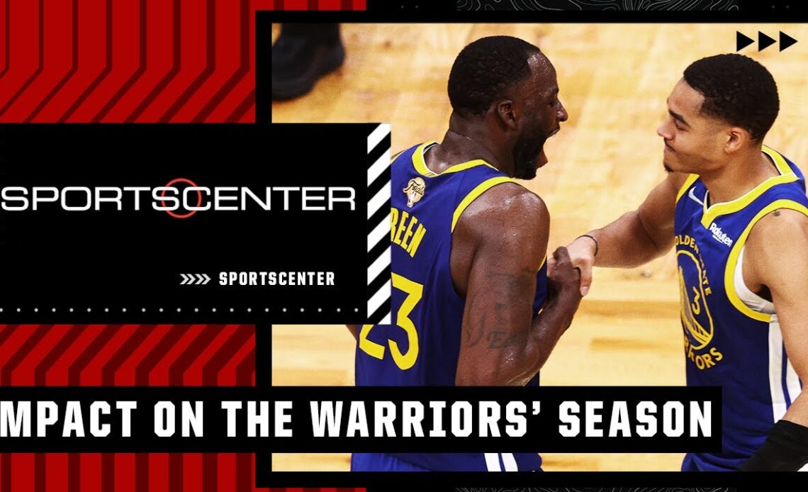 The impact of the Draymond Green-Jordan Poole altercation on the Warriors' season | SportsCenter