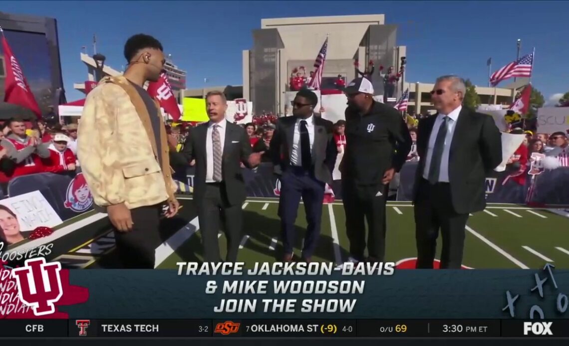 Trayce Jackson-Davis and Coach Mike Woodson join 'Big Noon Kickoff'