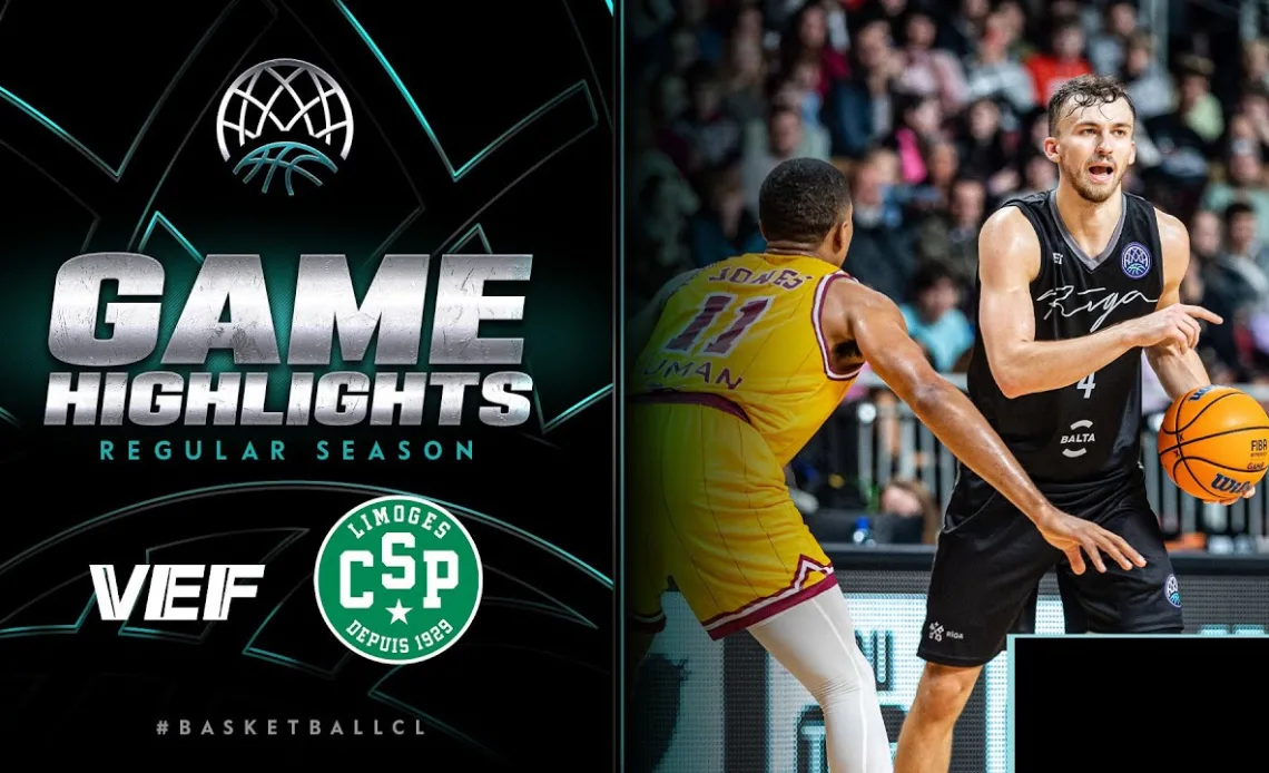 VEF Riga v Limoges CSP | Gameday 3 | Highlights - Basketball Champions League 2022/23