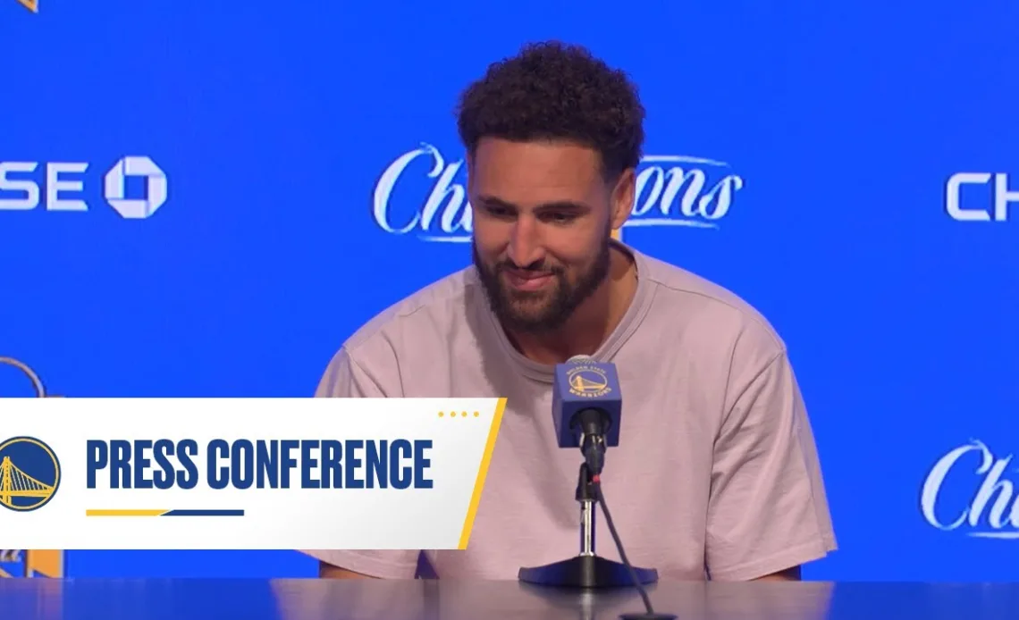 Warriors Talk | Klay Thompson Recaps Ring Night - Oct. 20, 2022