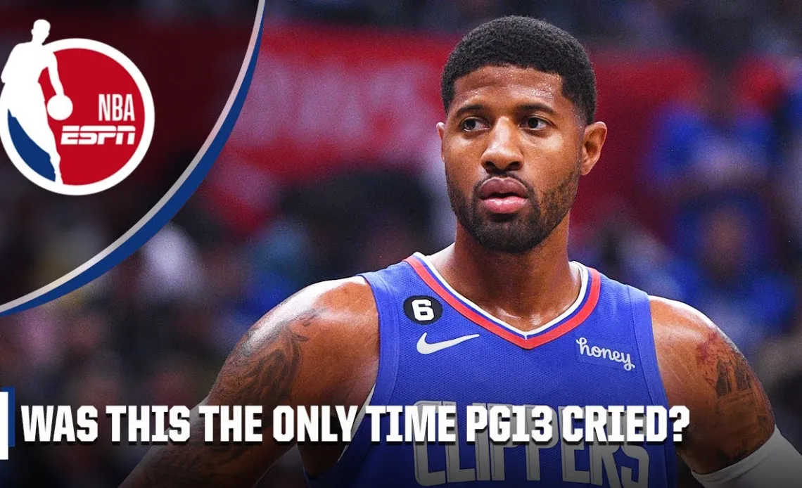 Was this the only time Paul George cried? | That's OD
