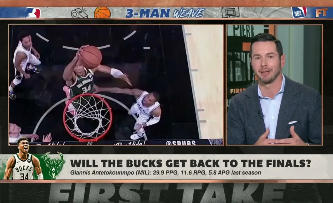 Why JJ Redick is concerned for the Bucks this season | First Take