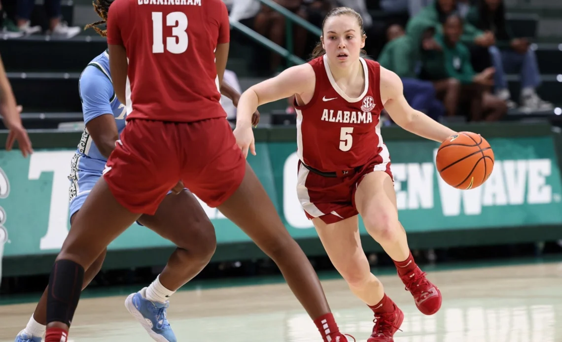 Alabama Women’s Basketball Heads to South Florida For Midweek Matchup