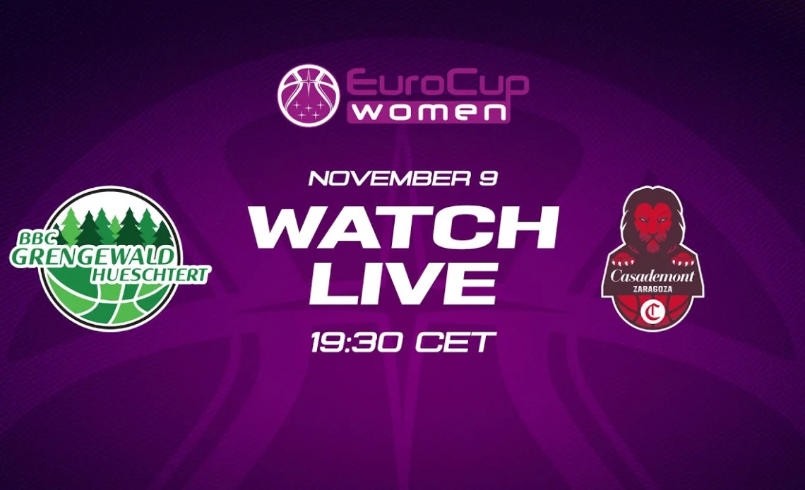 BBC Grengewald v Casademont Zaragoza | Full Basketball Game | EuroCup Women 2022-23