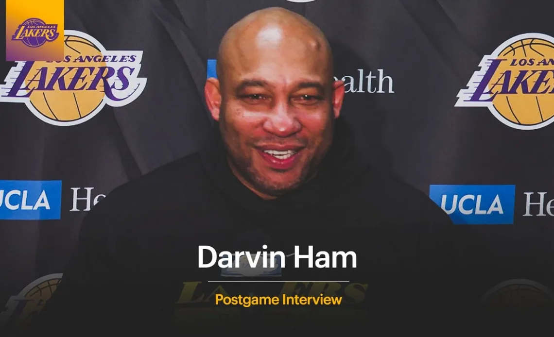 Darvin Ham Reflects on his First Win as Lakers Head Coach