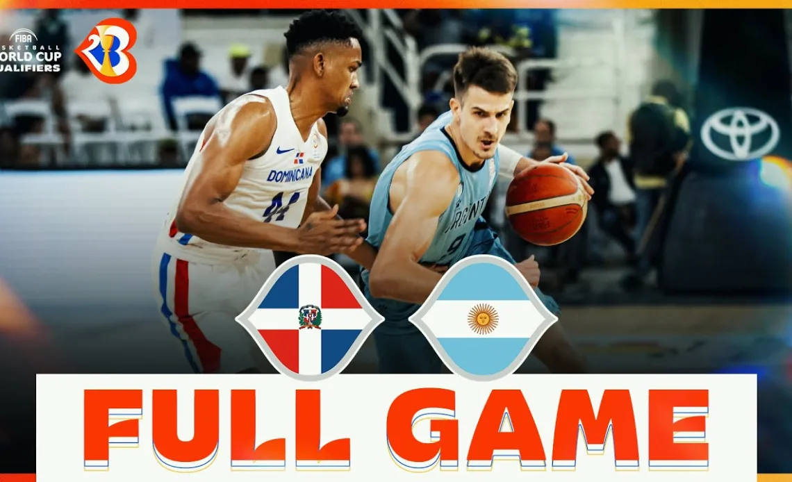 Dominican Republic v Argentina | Basketball Full Game - #FIBAWC 2023 Qualifiers