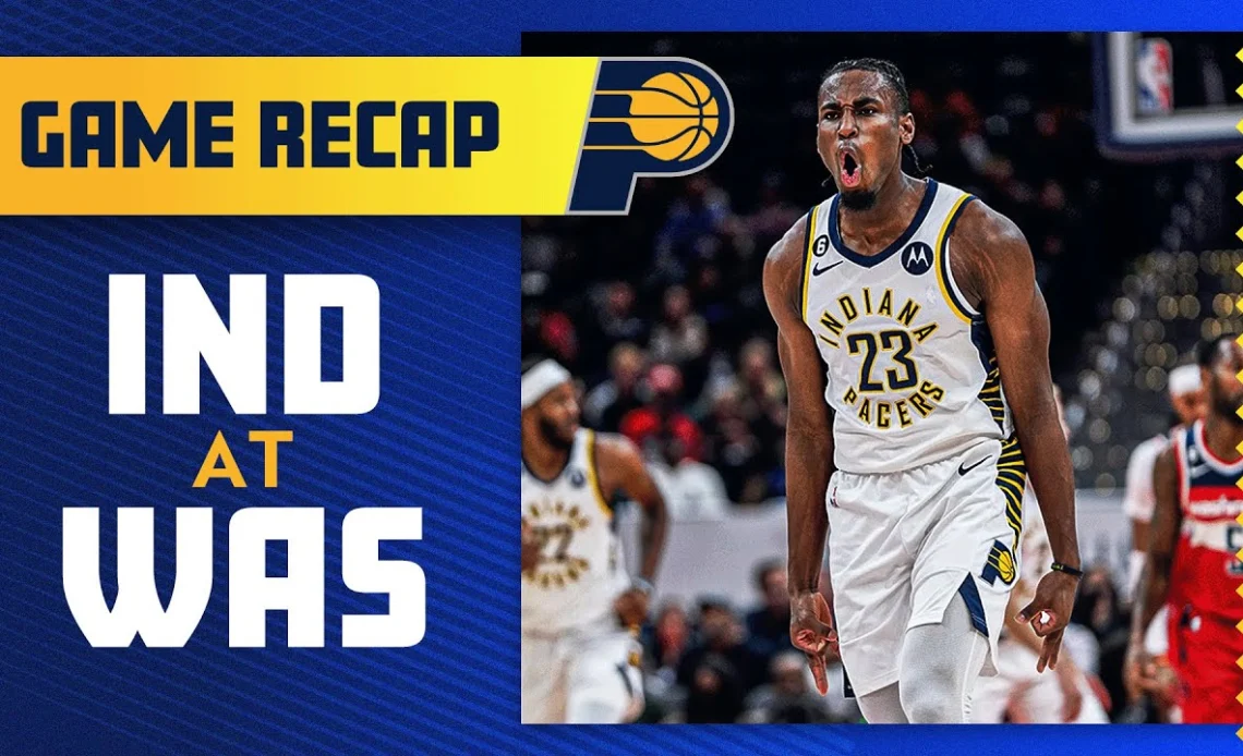 Game Recap: Indiana Pacers Beat Washington Wizards