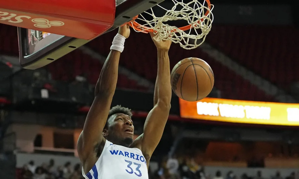 James Wiseman hammers powerful one-handed dunk in G League