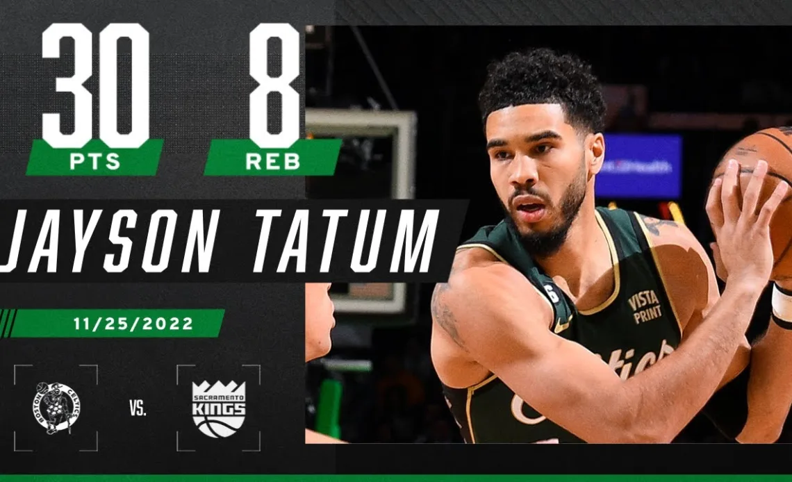 Jayson Tatum scores tenth 30-PT game 🔥 MOST in franchise history over 50 years 👀