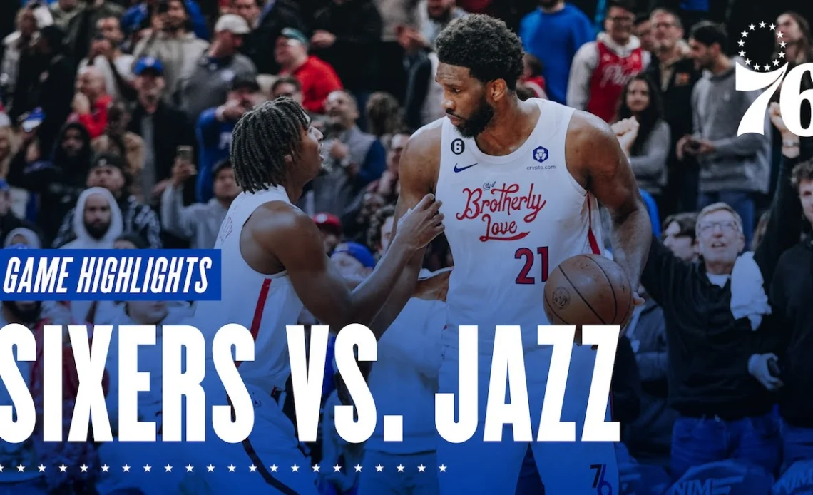 Joel Embiid Shines as Sixers Defeat the Jazz (11.13.22) | presented by Crypto.com