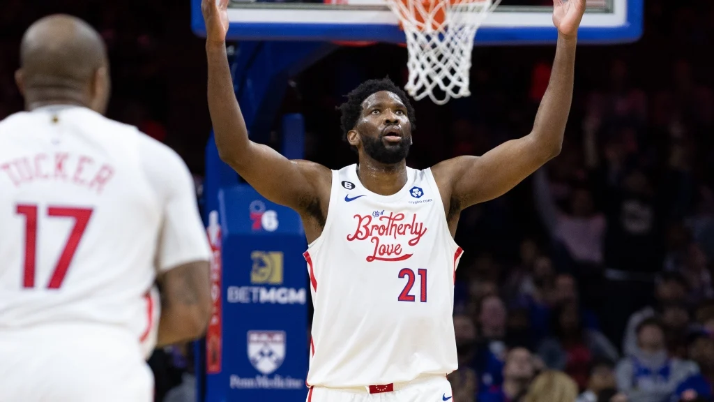 Joel Embiid explodes to carry Sixers past Jazz at home