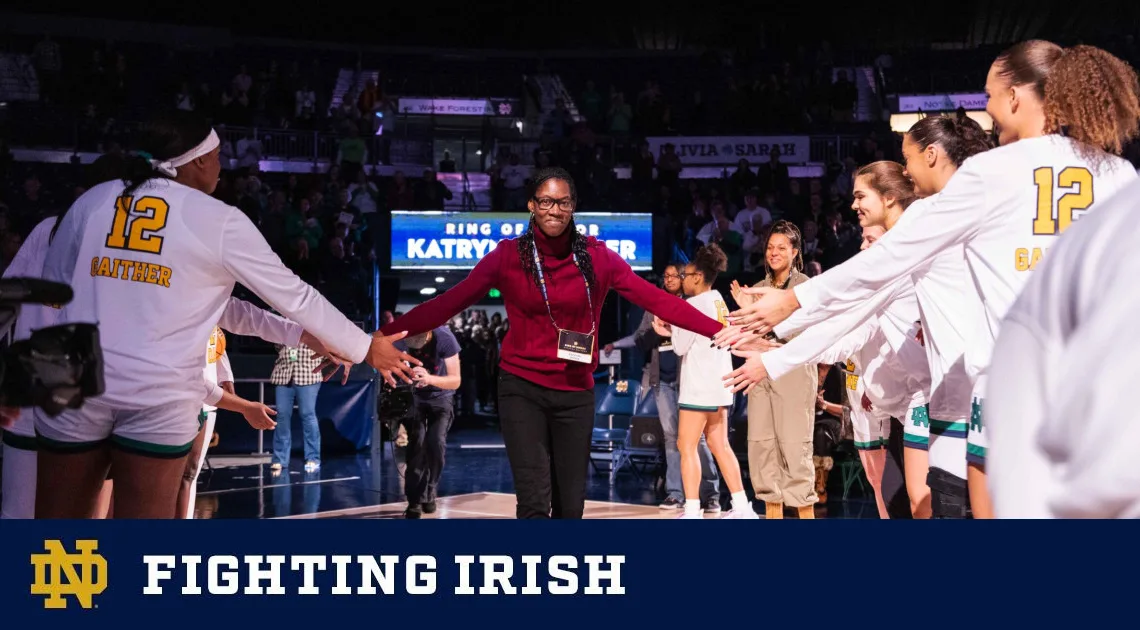 Katryna Gaither enters Notre Dame Ring of Honor – Notre Dame Fighting Irish – Official Athletics Website