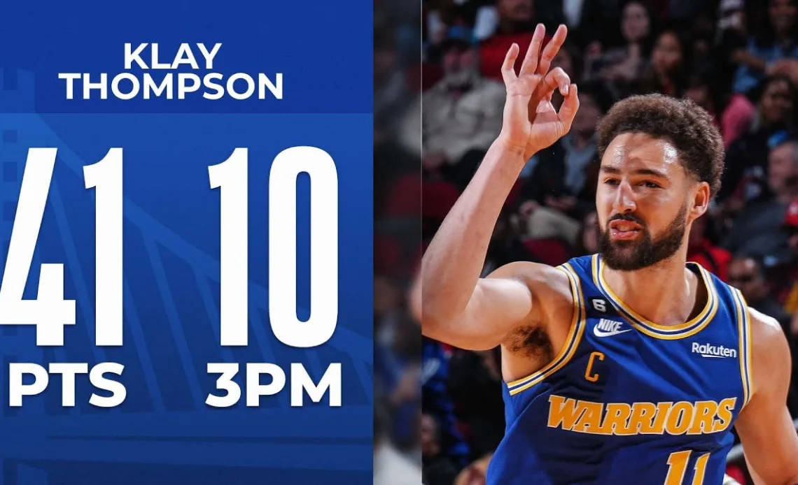 Klay Goes OFF for 41 PTS (10 3PM) 🔥 | November 20, 2022