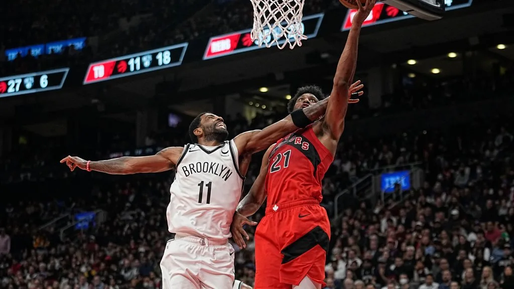 Kyrie Irving drops 29, Nets beat short-handed Raptors