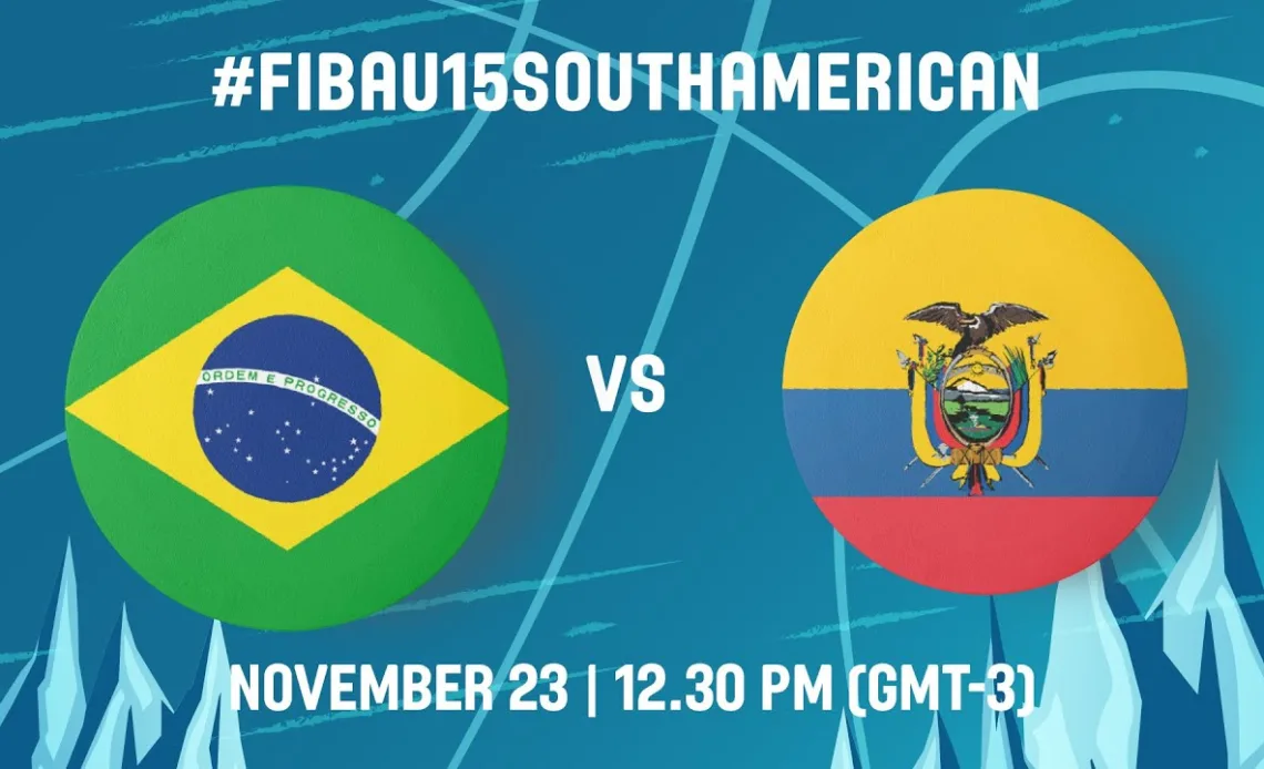 LIVE - Brazil v Ecuador | FIBA South American U15 Women's Championship 2022