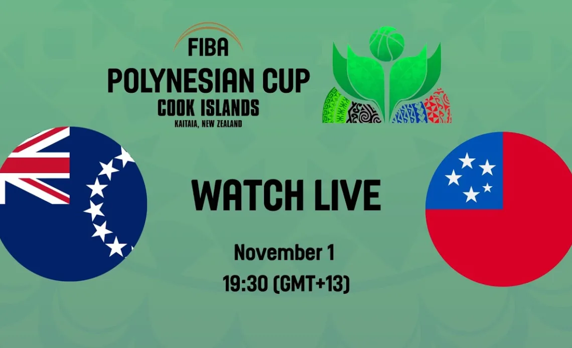 LIVE - Cook Islands v Samoa | FIBA Polynesian Basketball Cup  2022