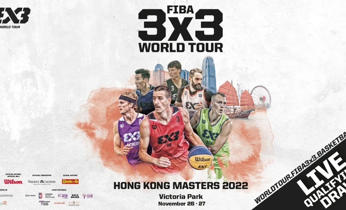 LIVE🔴 | FIBA 3x3 World Tour Hong Kong 2022 | Qualifying Draw