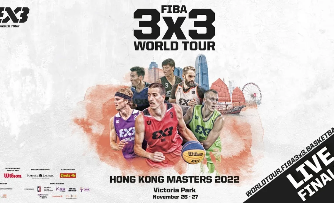 LIVE🔴| FIBA 3x3 World Tour Hong Kong 2022 | Finals