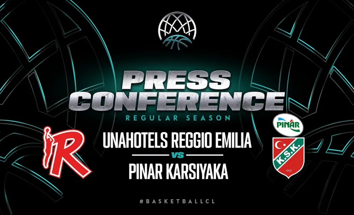 LIVE 🔴 Reggio Emilia v Pinar Karsiyaka - Press Conference | Basketball Champions League 2022/23