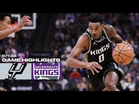 Malik Monk and De'Aaron Fox combine for 54 POINTS in win over Spurs | 11.17.22